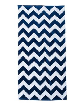 Carmel Towel Company - Chevron Velour Beach Towel - C3060X