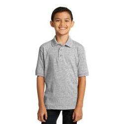 Port & Company ®  Youth 5.5-Ounce Jersey Knit Polo. KP55Y