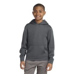 Sport-Tek ®  Youth Sport-Wick ®  Fleece Hooded Pullover. YST244